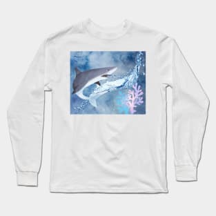 the power shark Long Sleeve T-Shirt